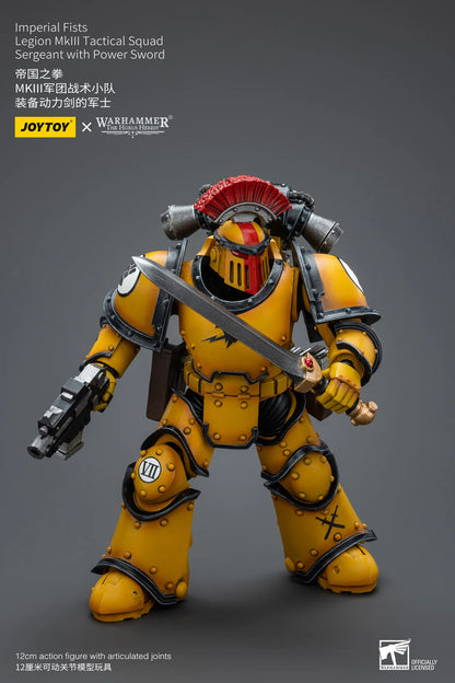 Warhammer 40K Imperial Fists Legion MkIII Tactical Squad Sergeant Action Figure