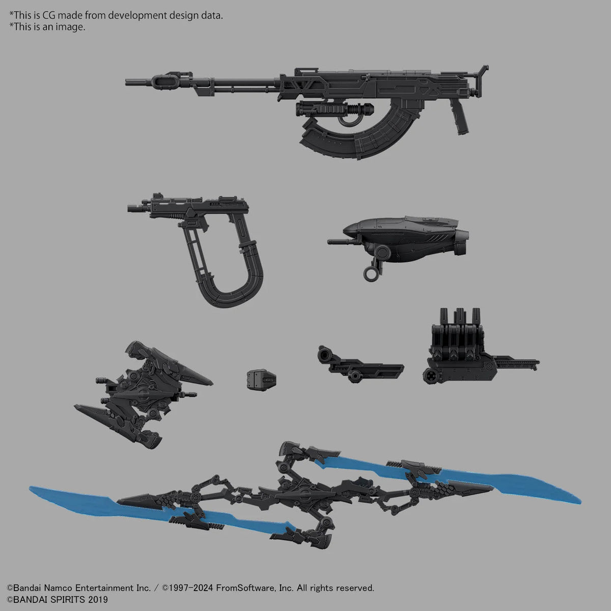 30MM ARMORED CORE Ⅵ FIRES OF RUBICON SCHNEIDER NACHTREIHER/40E STEEL HAZE