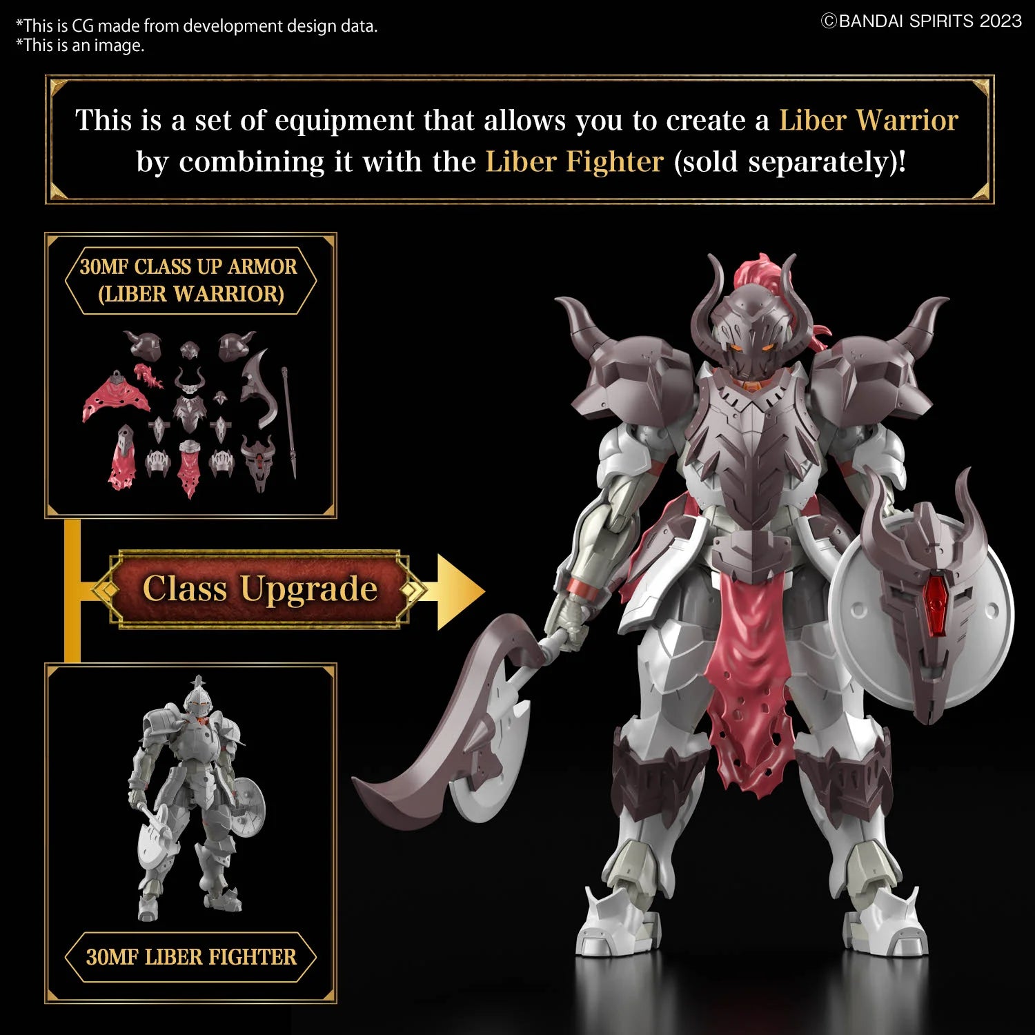 Bandai Spirits 30 Minutes Fantasy Liber Warrior Model Kit