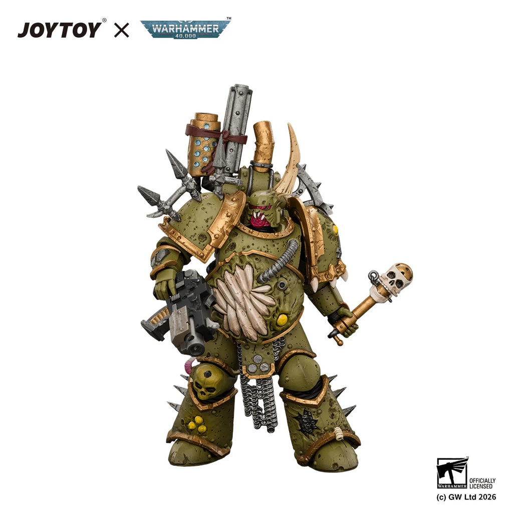 Death Guard Plague Marine 1 with Boltgun and Icon of Despair