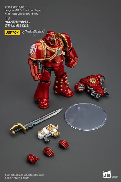 Joy Toy Warhammer 40K Thousand Sons Legion MK IV Tactical Squad Sergeant Action Figure