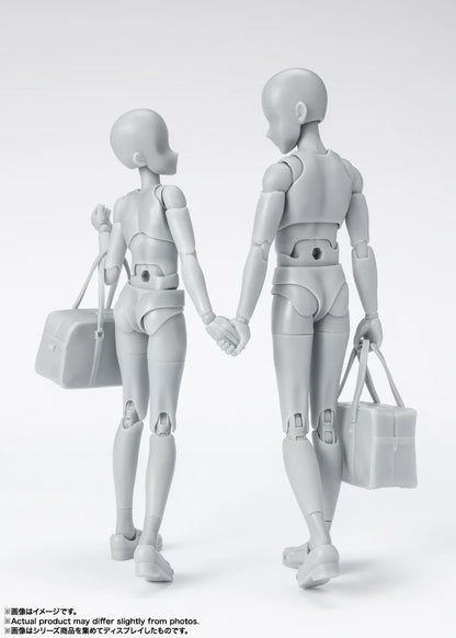S.H. Figuarts Body-chan School Life Edition DX Set Gray Action Figure