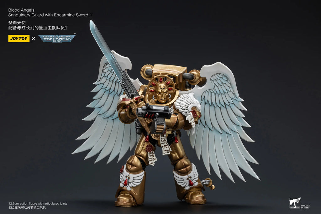Blood Angels Sanguinary Guard with Encarmine Sword 1
