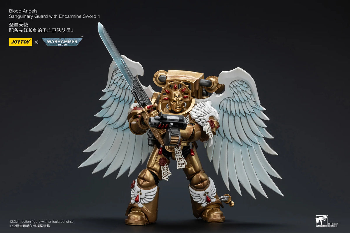 Blood Angels Sanguinary Guard with Encarmine Sword 1