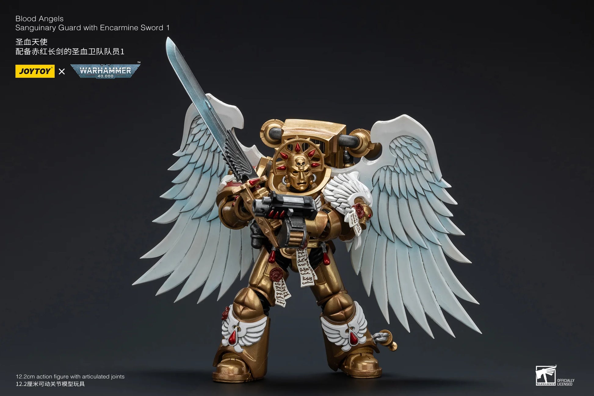 Blood Angels Sanguinary Guard with Encarmine Sword 1