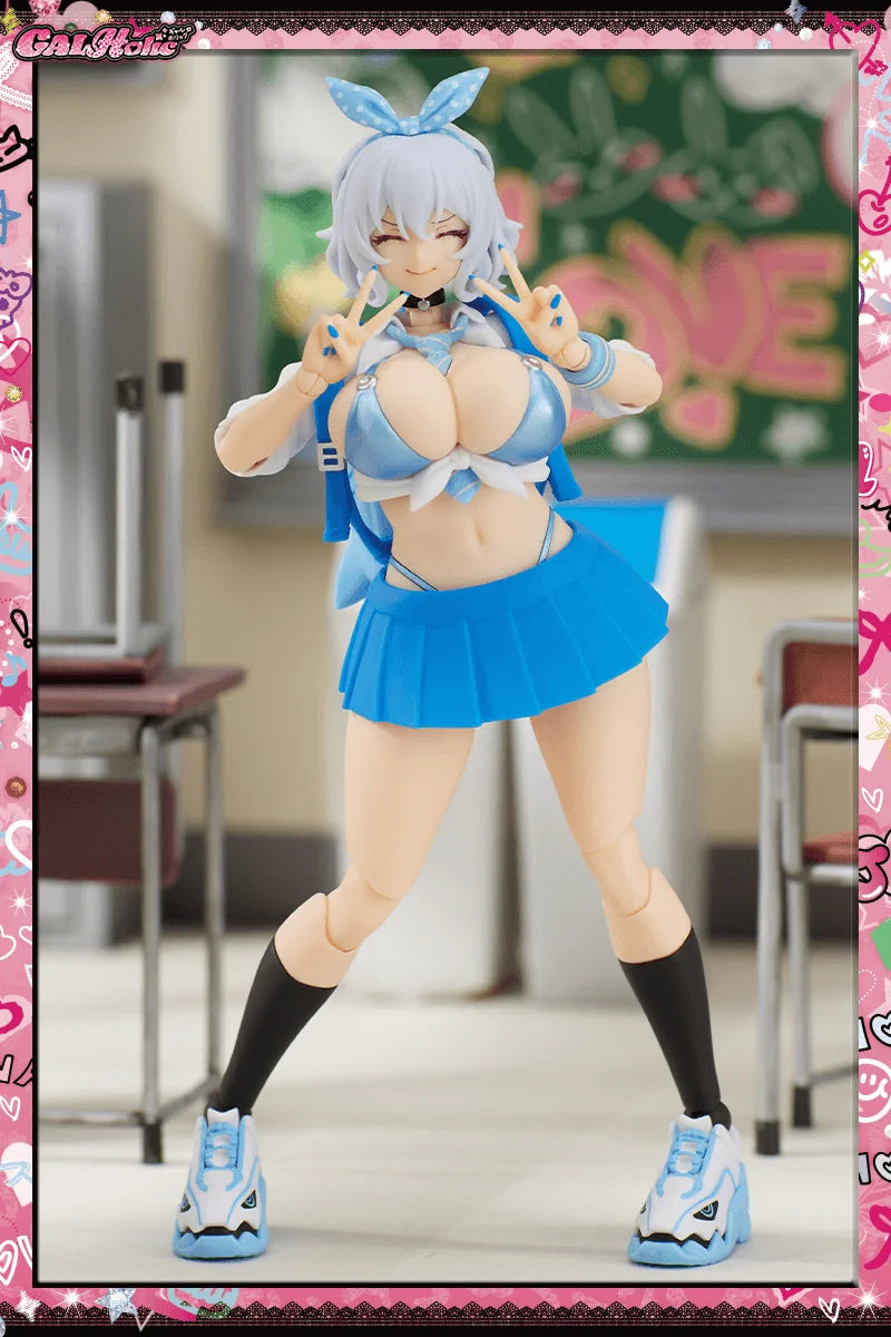 AMAKUNI GALHolic Mio 1/10 Scale Bishoujo Plastic Model Kit