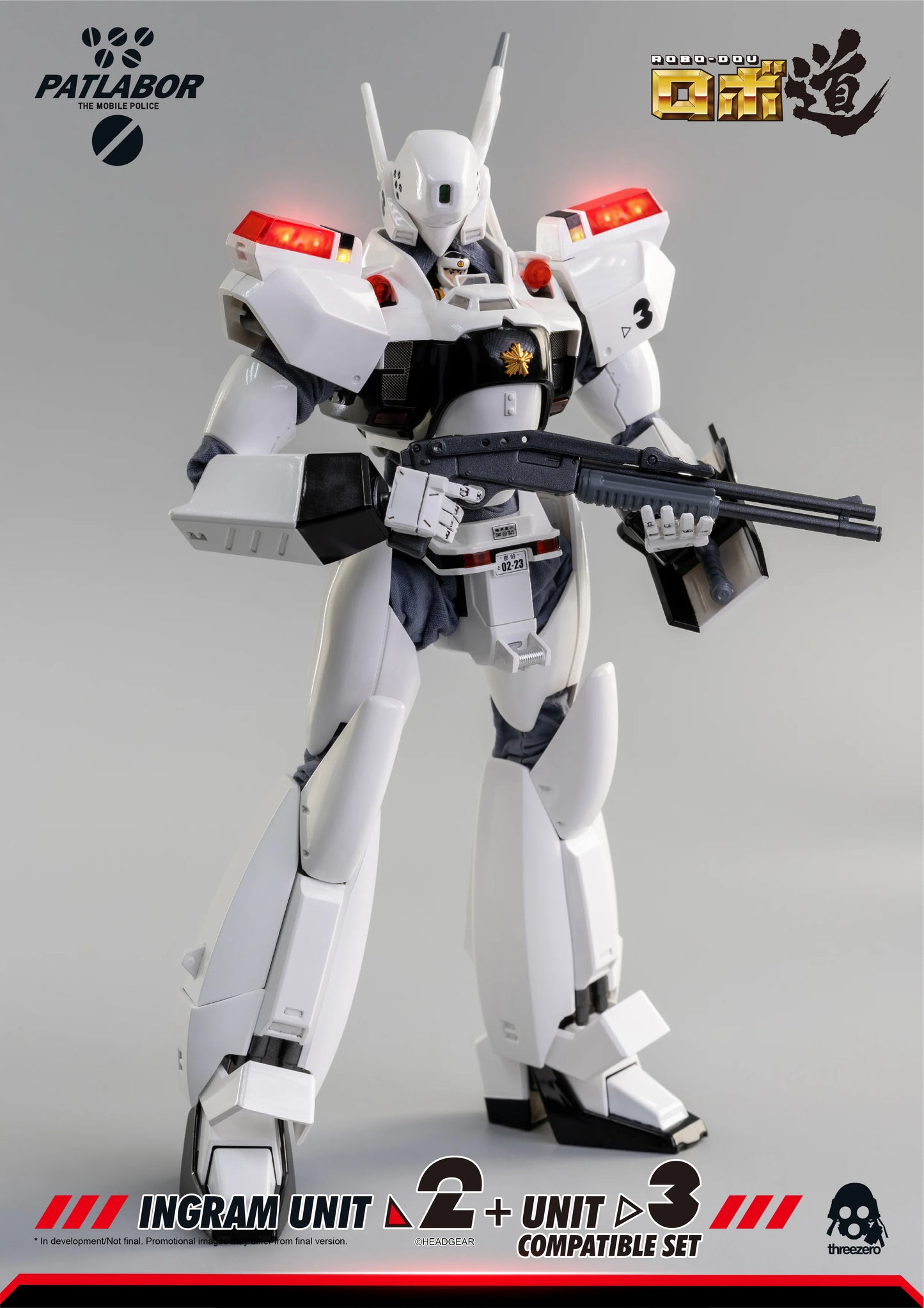 threezero ROBO-DOU Ingram Unit 2 + Unit 3 Compatible Articulated Figure