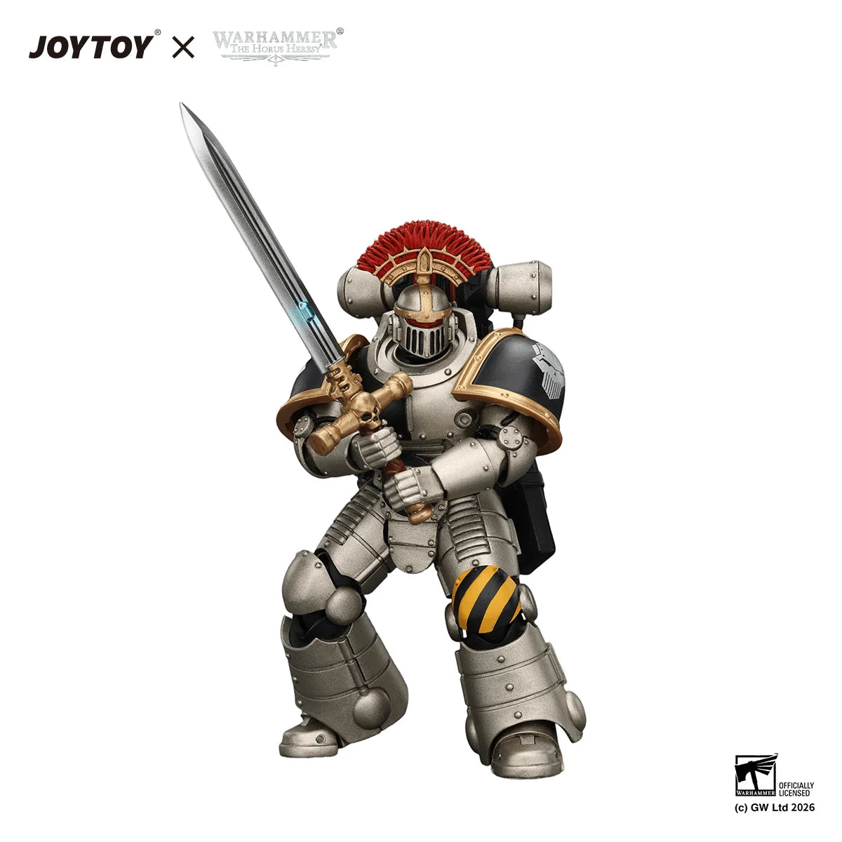 Iron Warriors Mkll Tactical Sergeant with Power Sword, Bolt Pistol and Plasma Pistol