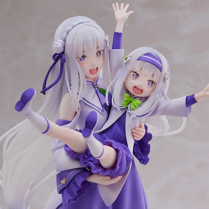 SEGA Re:ZERO Emilia & Childhood Emilia Scale Figure