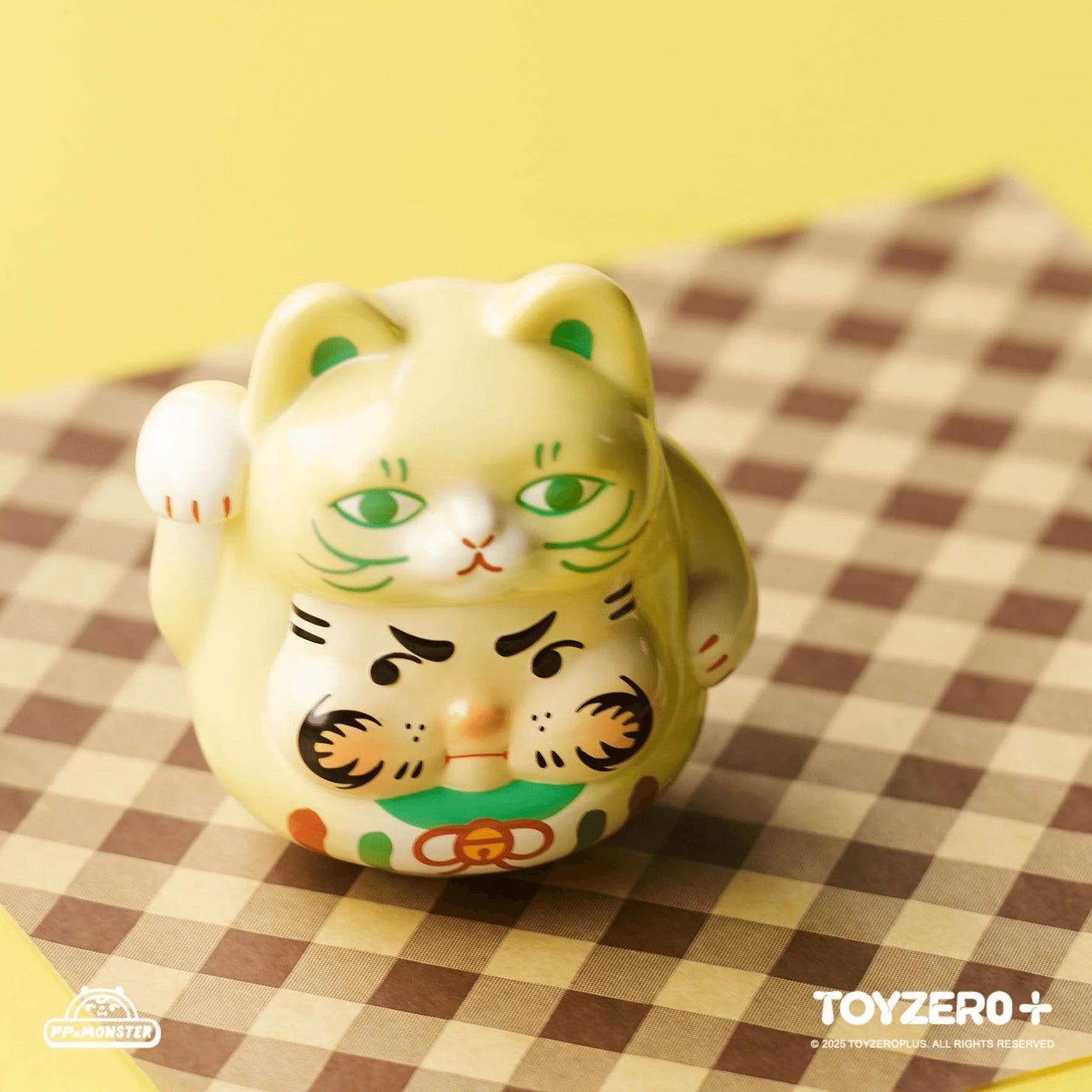 PP X MONSTER Sparkle Lucky Kitten Daruma Blind Box (Box of 16)