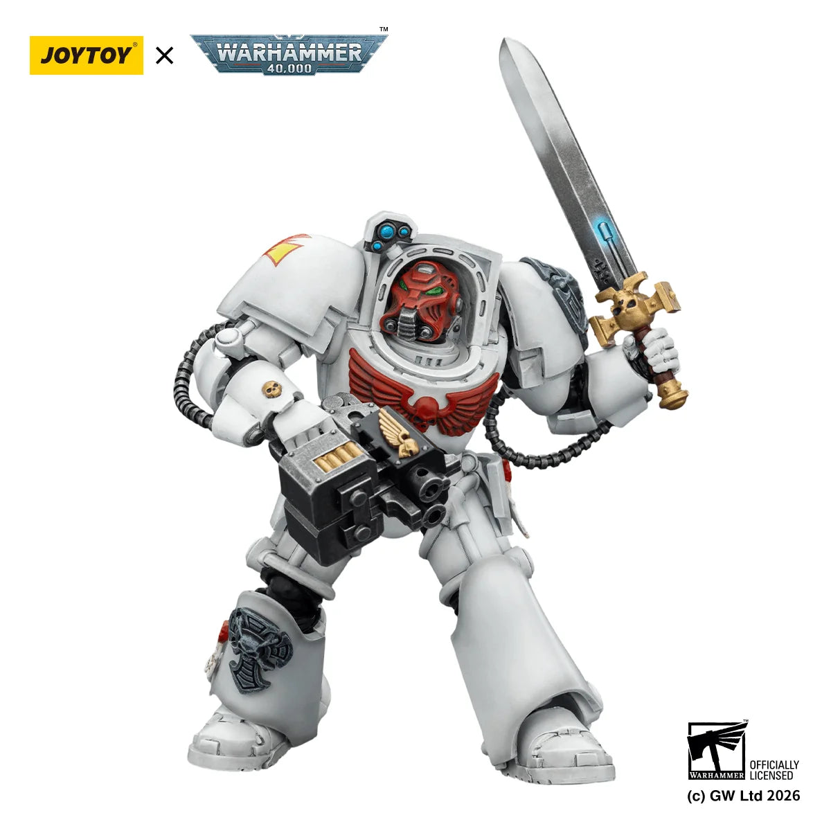 White Scars Terminator 1 with Power Sword and Storm Bolter