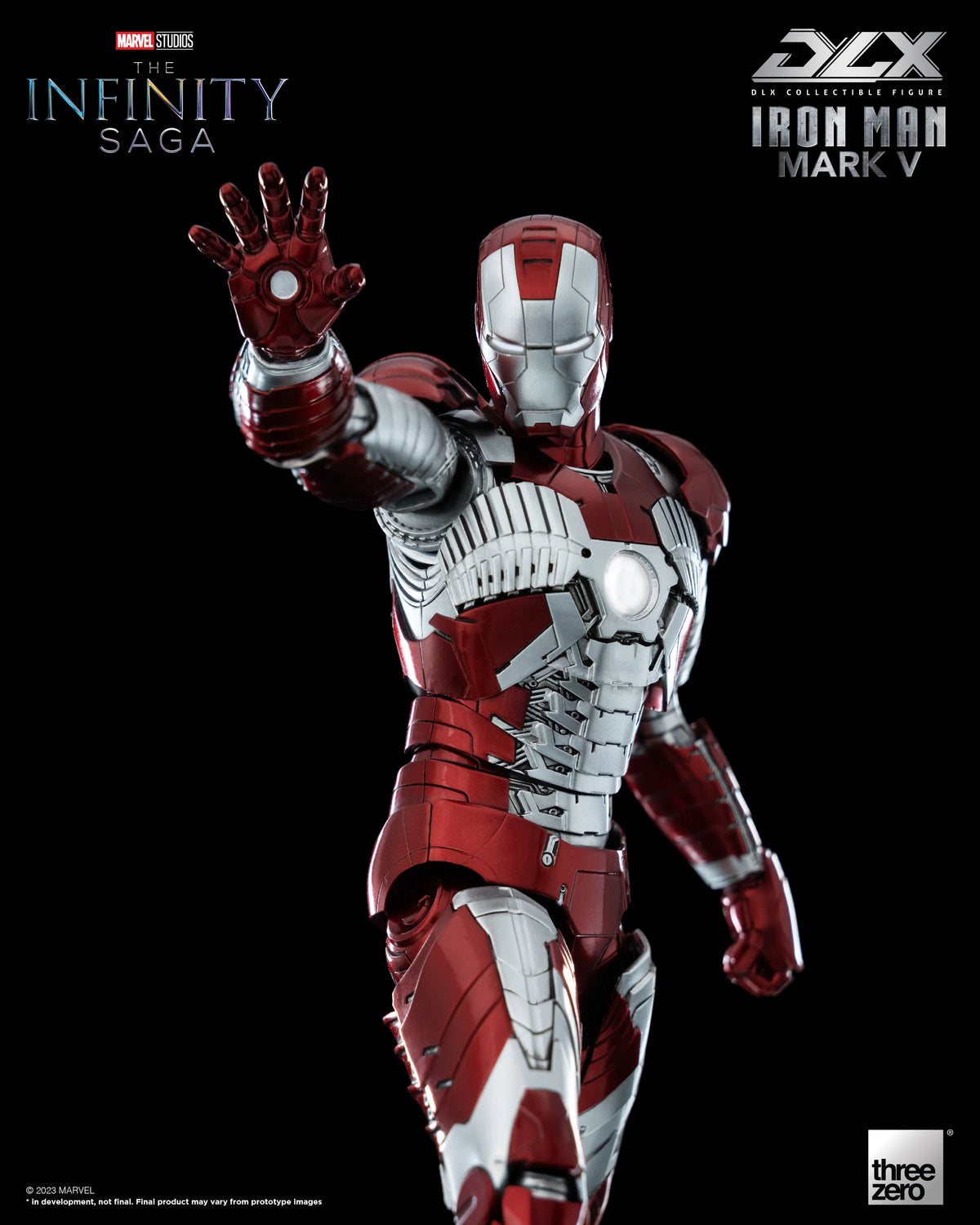 threezero DLX Iron Man Mark 5 Action Figure