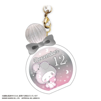 My melody Bithday PUKKURI Clear key holder