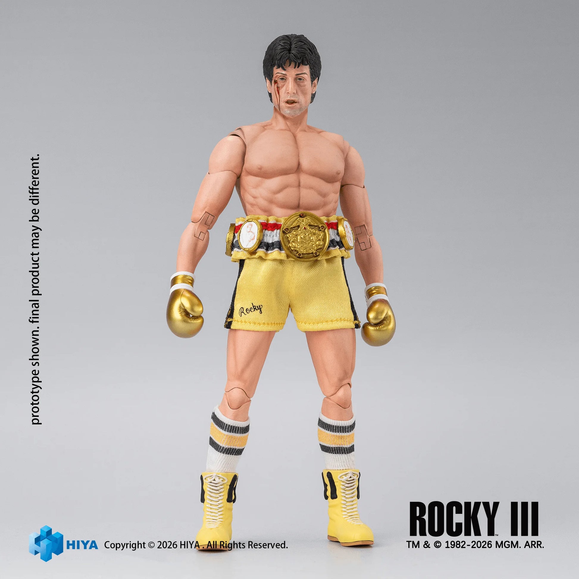 HIYA TOYS Exquisite Super Series Rocky III Rocky Balboa 1/12 Scale Action Figure