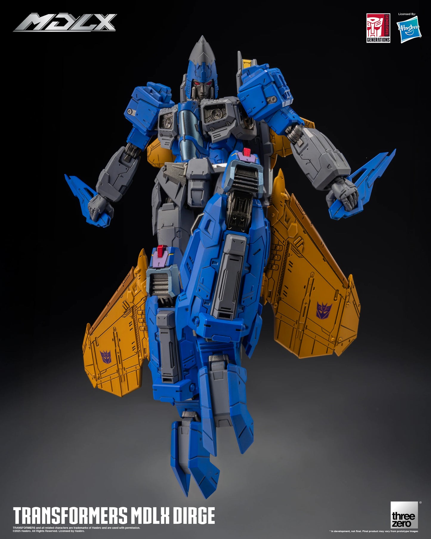 threezero MDLX Dirge Decepticon Action Figure