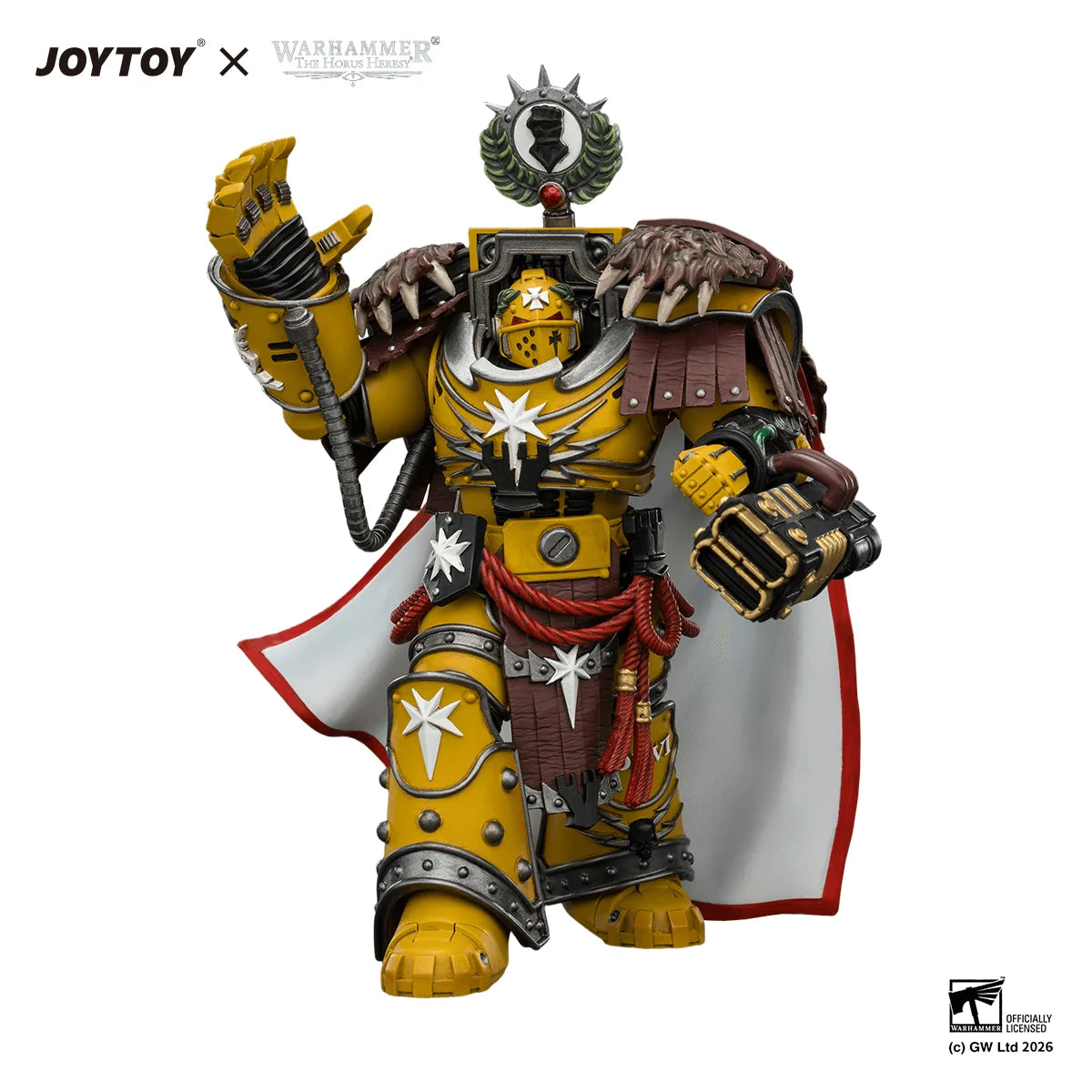 JOYTOY Warhammer 40K Lord Castellan Evander Garrius Articulated Action Figure