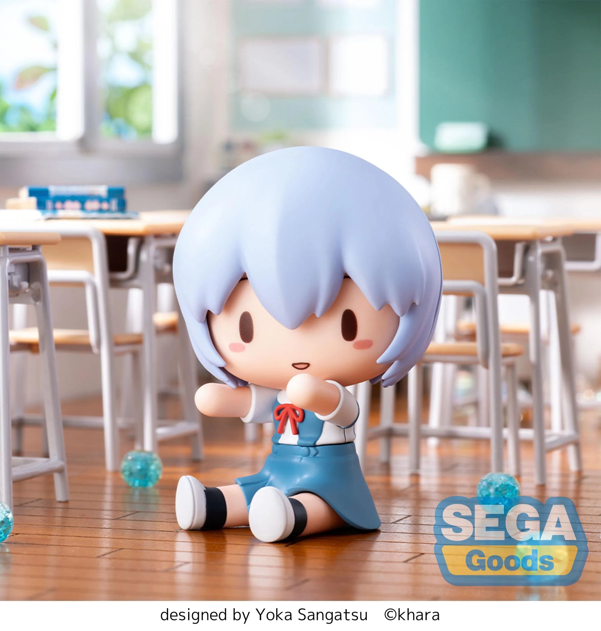 SEGA Prize Figures Rei Ayanami Fuwa Petit Chibi Figure