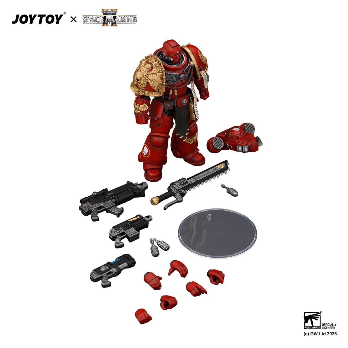 Game Edition Blood Angels Veteran with Bolt Rifle, Chainsword and Bolt Pistol and Plasma Pistol