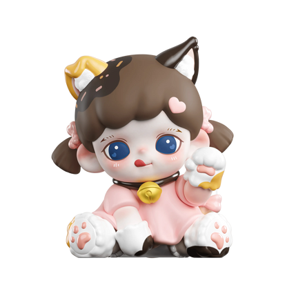 TNT Space Zoraa Meow Cat Face Blind Box Figures