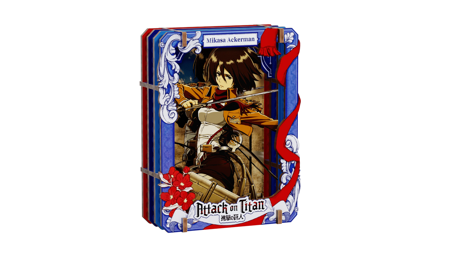 Attack on Titan Wooden Gallery - S (6 units/set) (Box of 6)