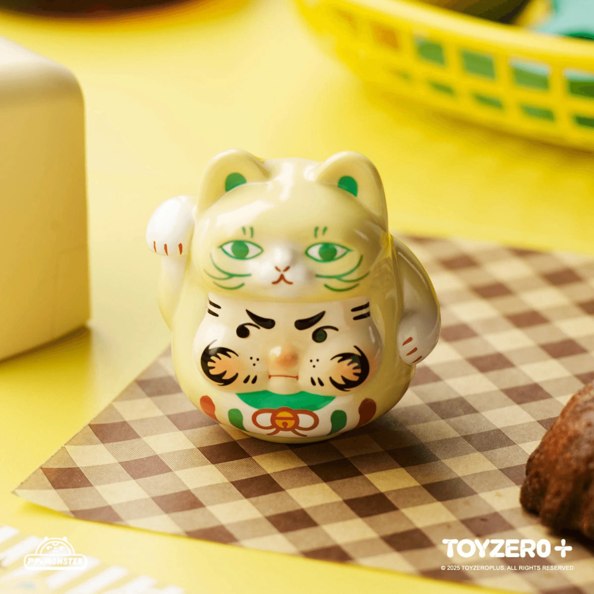 PP X MONSTER Sparkle Lucky Kitten Daruma Blind Box (Box of 16)