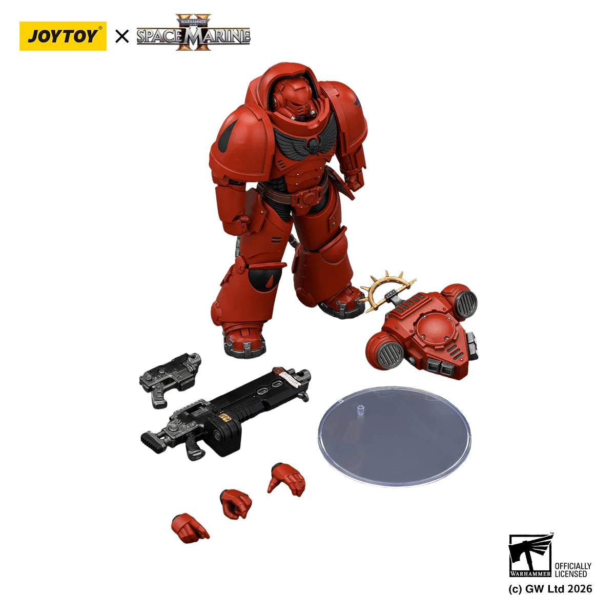 Game Edition Blood Angels Heavy Intercessor with Heavy Bolt Rifle and Bolt Pistol