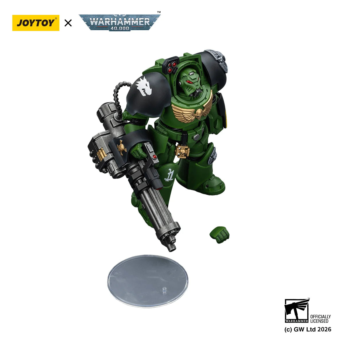 Salamanders Terminator 3 with Power Fist and Assault Cannon