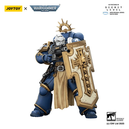 Ultramarines Levantus with Power Sword, Stormshield and Bolt Pistol