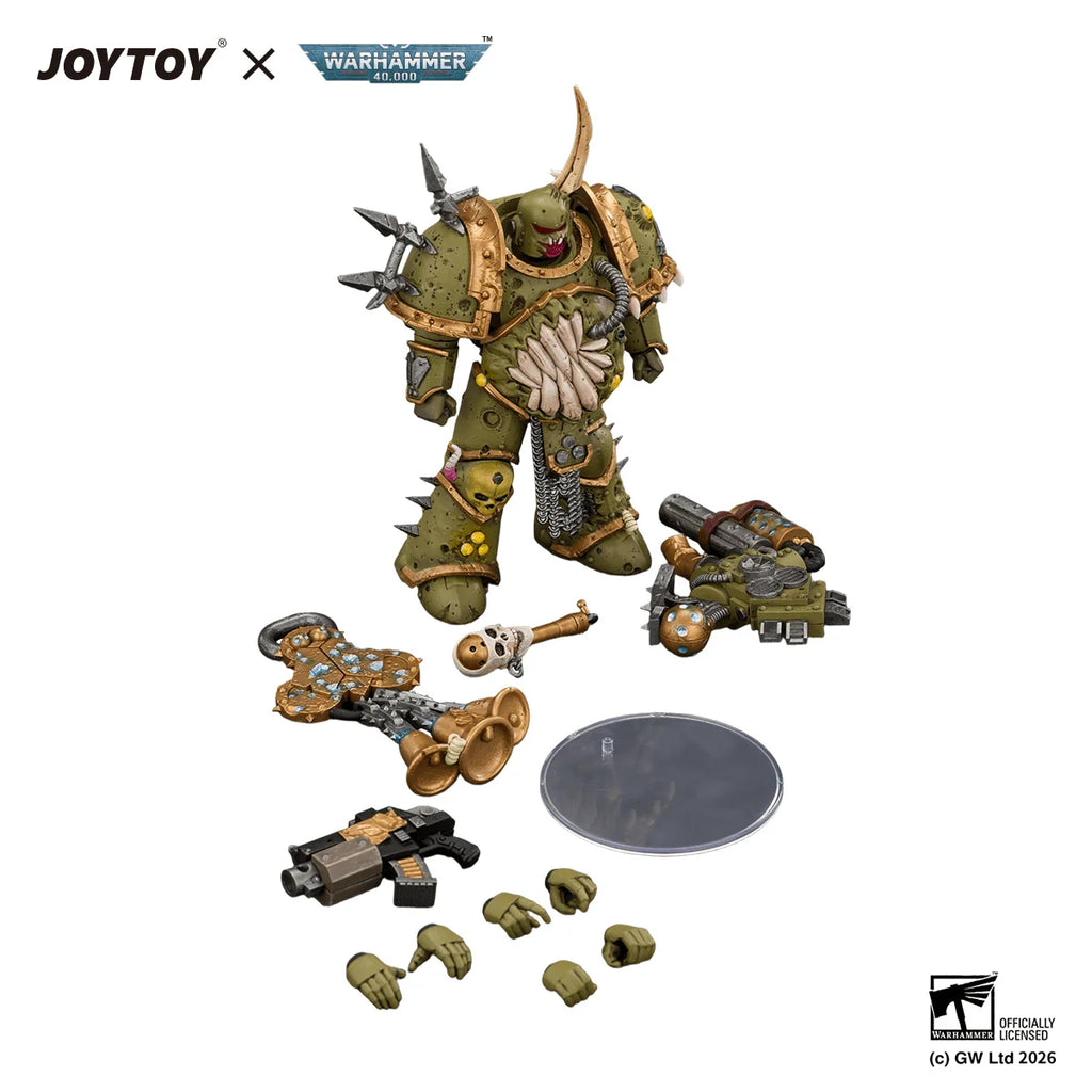 Death Guard Plague Marine 1 with Boltgun and Icon of Despair