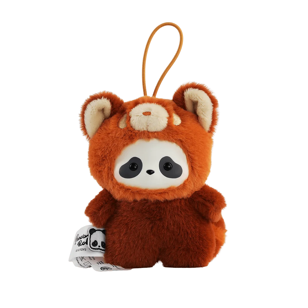 Panda Roll The Zoo In Hands Series Plush Keychain (Box of 6)