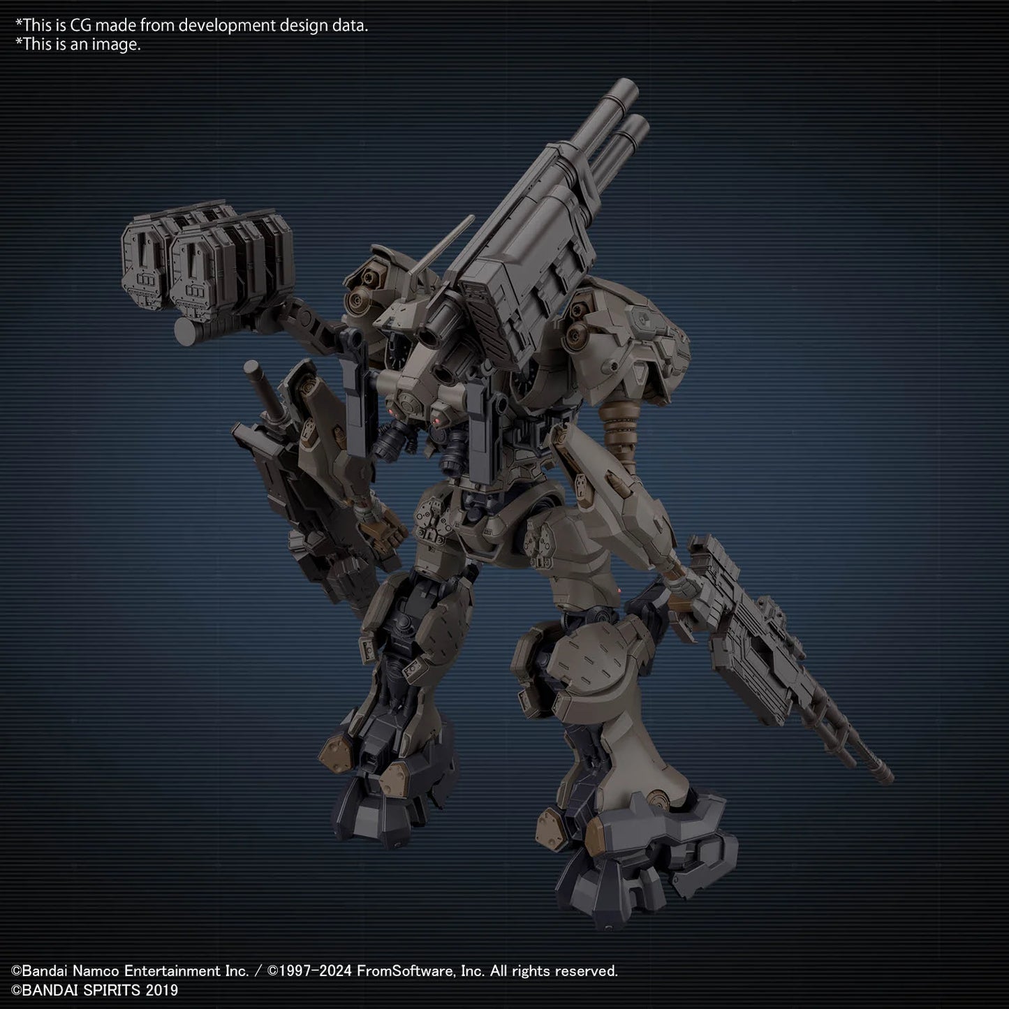 30MM ARMORED CORE Ⅵ FIRES OF RUBICON RaD CC-2000 ORBITER NIGHTFALL