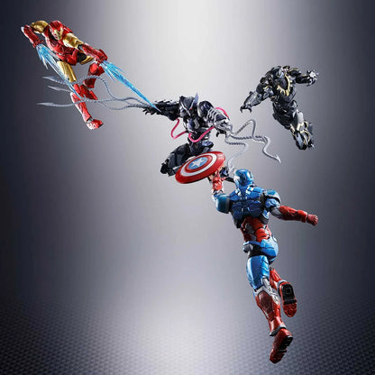 S.H. Figuarts Venom Symbiote Wolverine Tech-On Avengers Action Figure