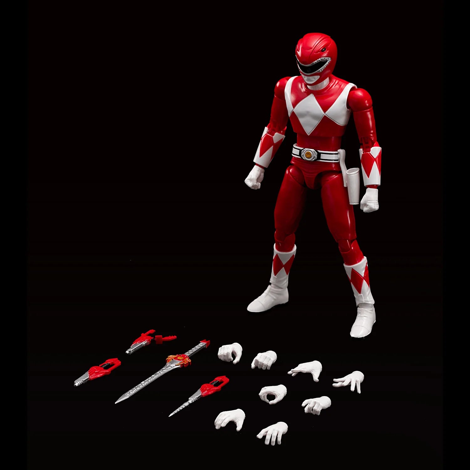 Flame Toys Furai Model Power Rangers Red Ranger Action Figure