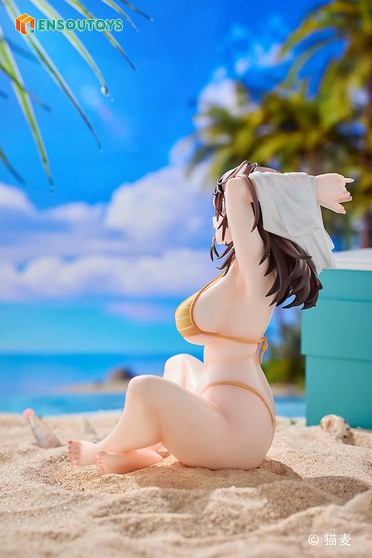 ENSOUTOYS Nekomugi Character Beach Scale Figure