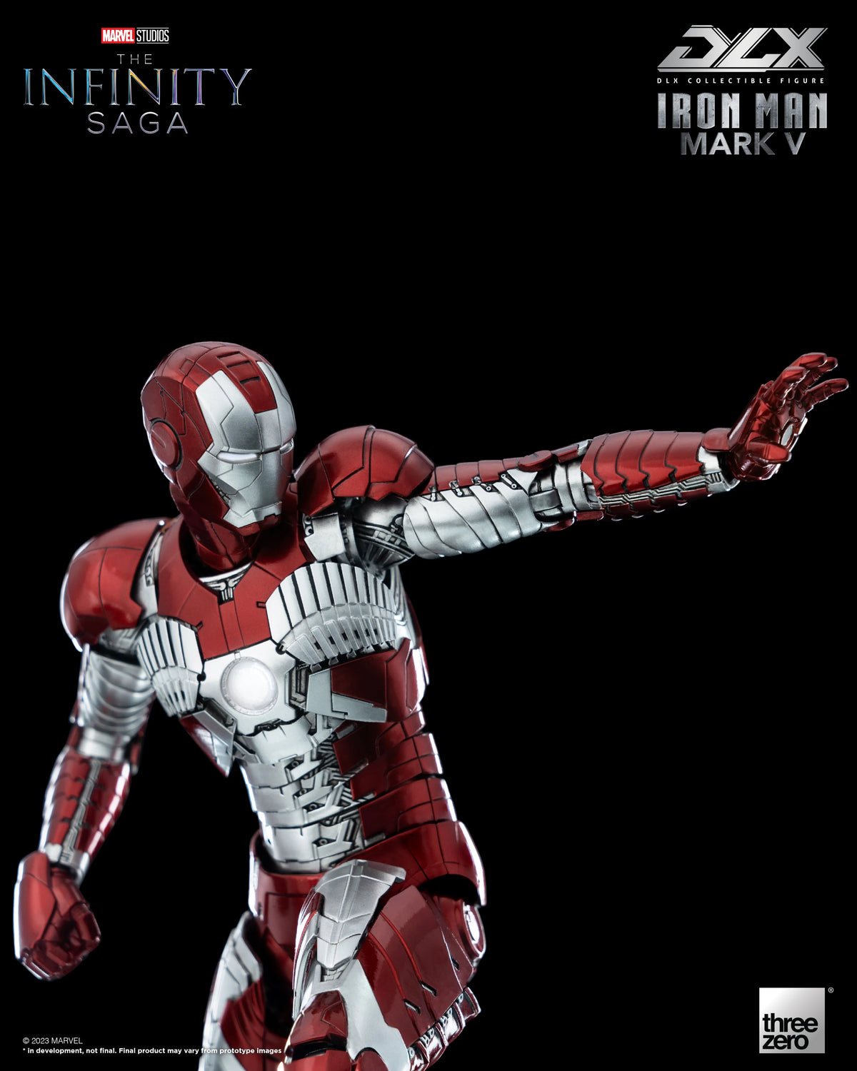 threezero DLX Iron Man Mark 5 Action Figure