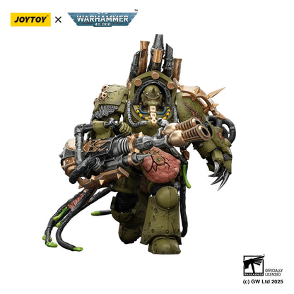Death Guard Lord of Virulence with Power Fist and Twin Plague Spewer