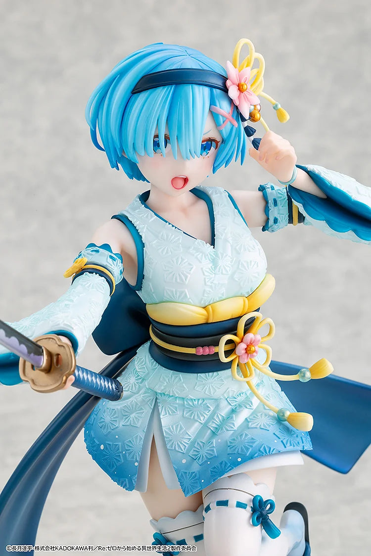 KADOKAWA Re:ZERO Rem Combat Outfit Ver. Scale Figure