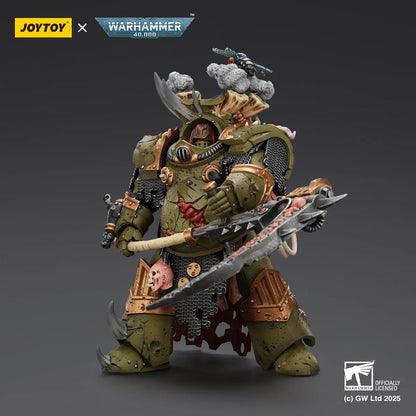Death Guard Deathshroud Terminator 1 with Manreaper and Plaguespurter Gauntlet