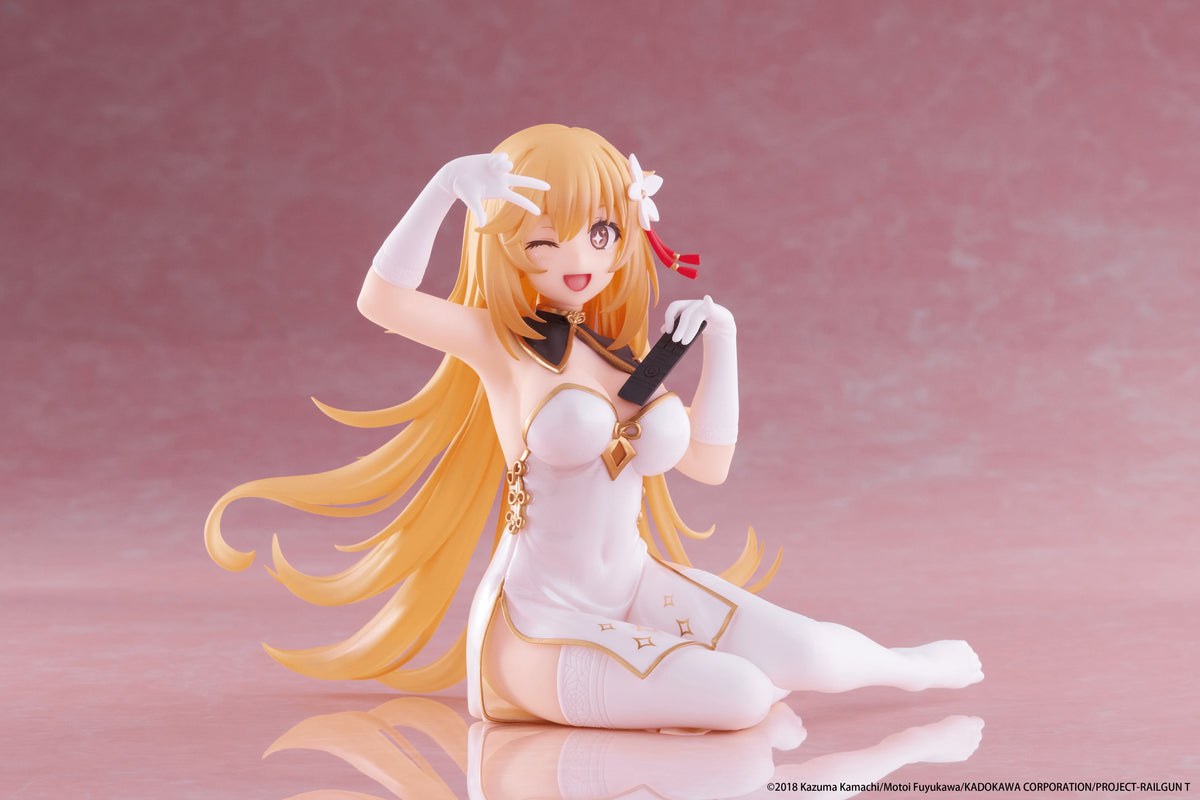 A Certain Scientific Railgun Desktop Cute Figure - Misaki Shokuho (Chinese Dress Ver.)
