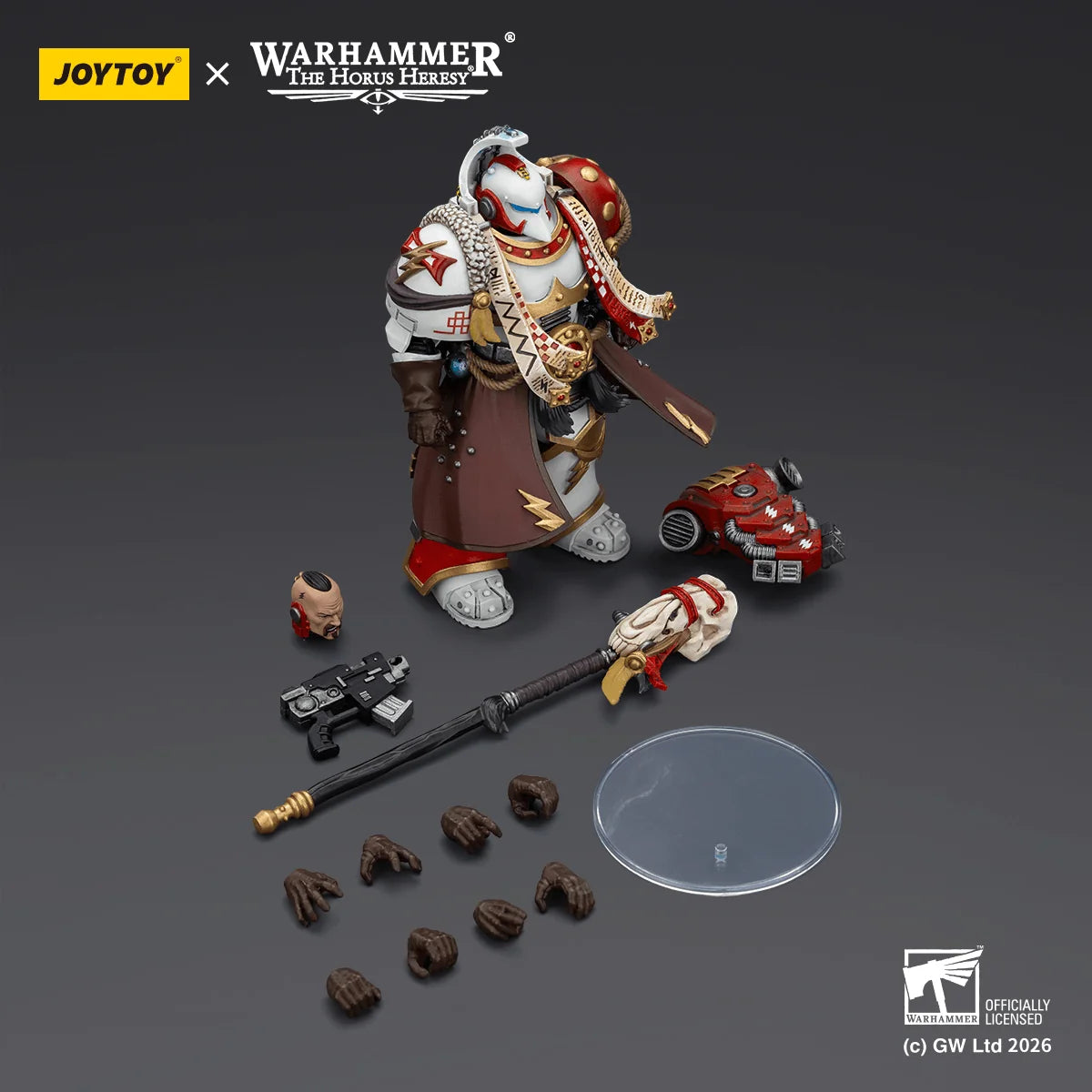 White Scars Stormseer Consul with Force Staff and Bolt Pistol