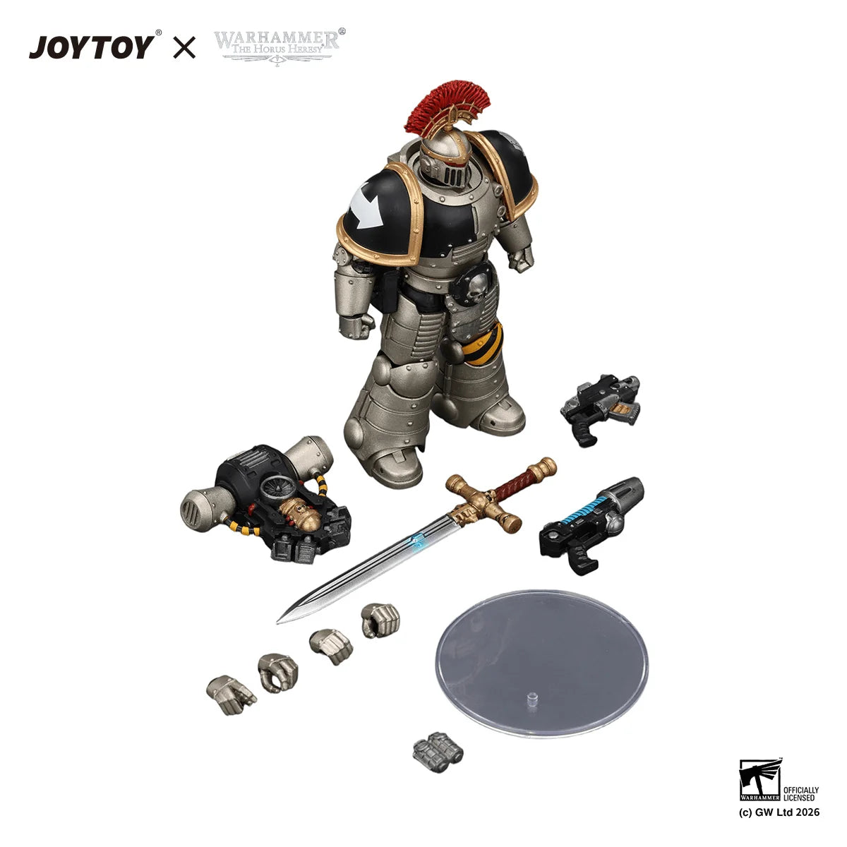 Iron Warriors Mkll Tactical Sergeant with Power Sword, Bolt Pistol and Plasma Pistol