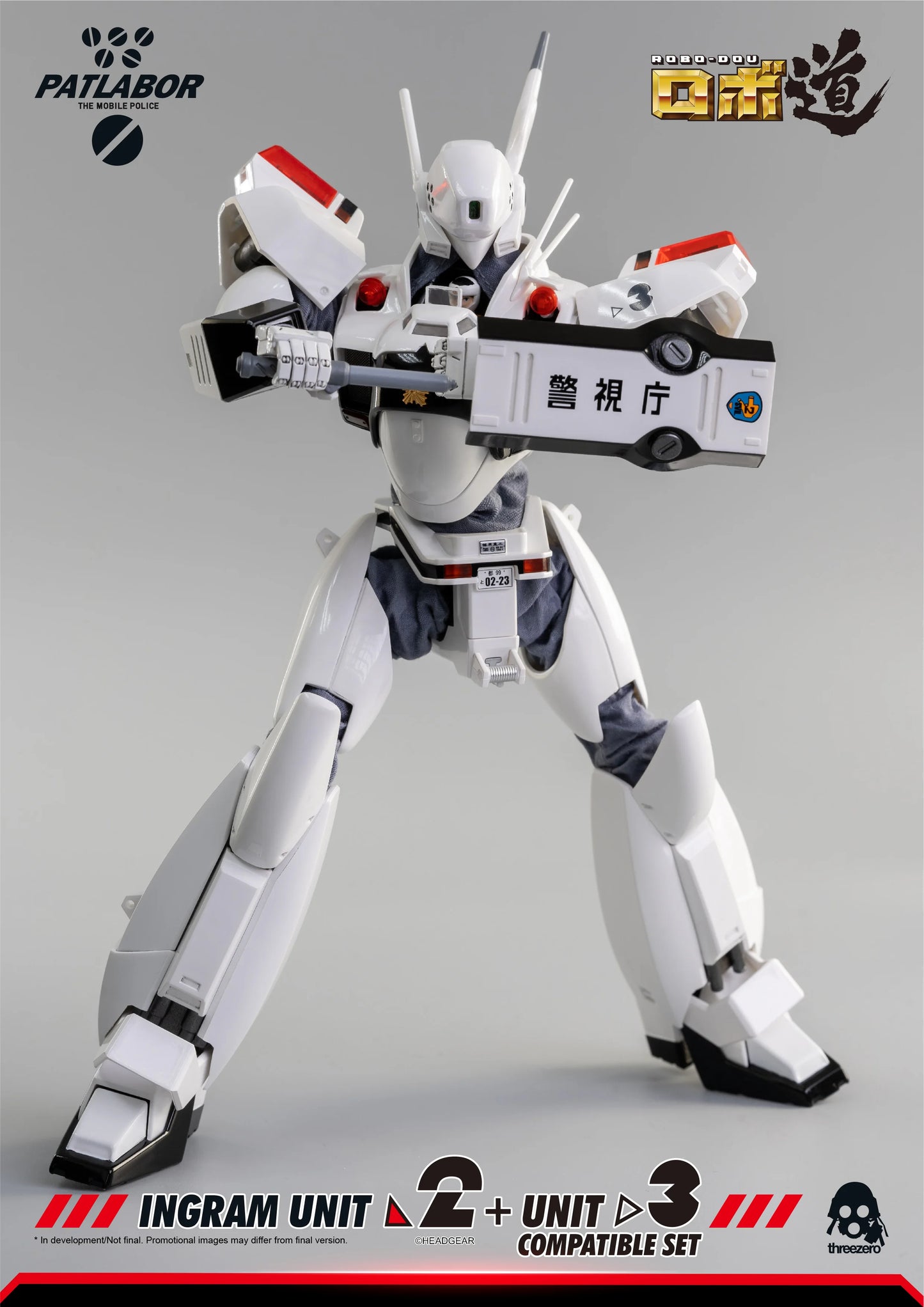 threezero ROBO-DOU Ingram Unit 2 + Unit 3 Compatible Articulated Figure