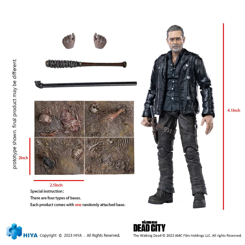HIYA TOYS Exquisite Mini Series Negan The Walking Dead: Dead City 1/18 Action Figure
