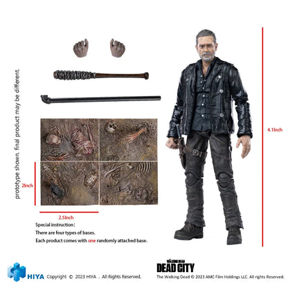 HIYA TOYS Exquisite Mini Series Negan The Walking Dead: Dead City 1/18 Action Figure