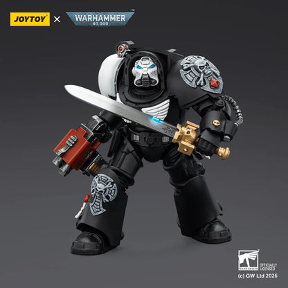 Raven Guard Terminator 1 with Power Sword and Storm Bolter