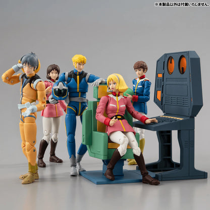 G.M.G. COLLECTION EX Mobile Suit Gundam White Base Bridge Radio operator Desk set【with gift】