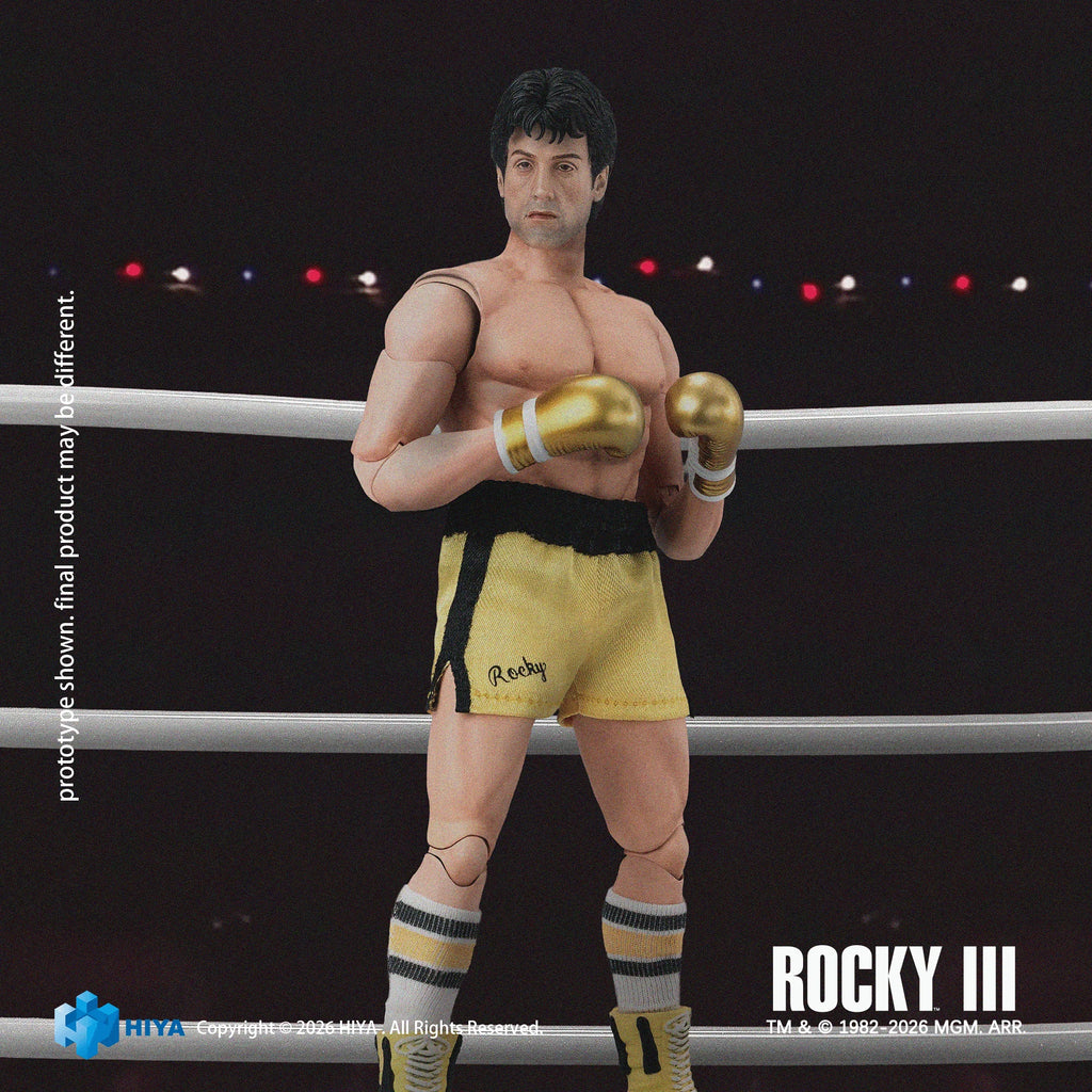 HIYA TOYS Exquisite Super Series Rocky III Rocky Balboa 1/12 Scale Action Figure