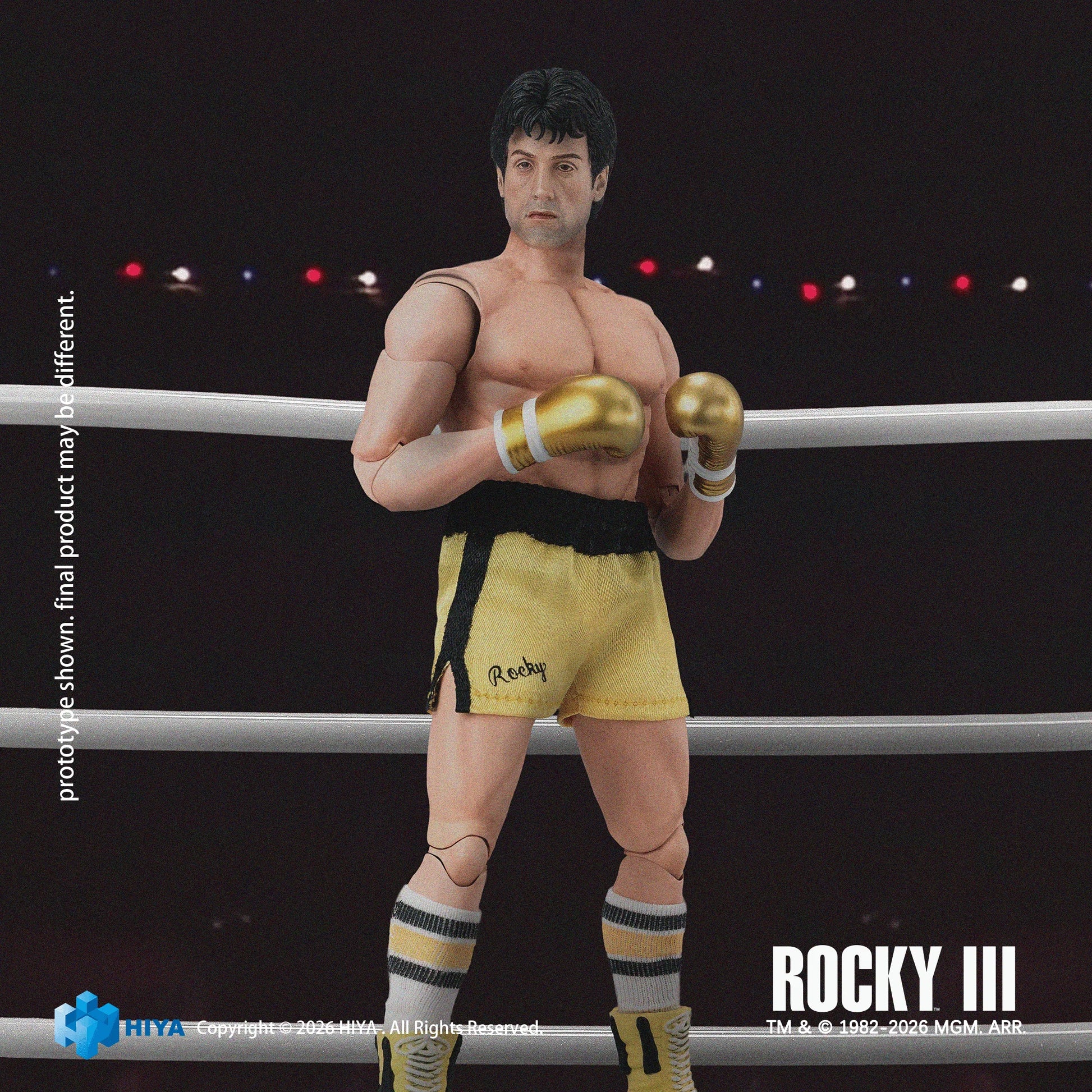 HIYA TOYS Exquisite Super Series Rocky III Rocky Balboa 1/12 Scale Action Figure