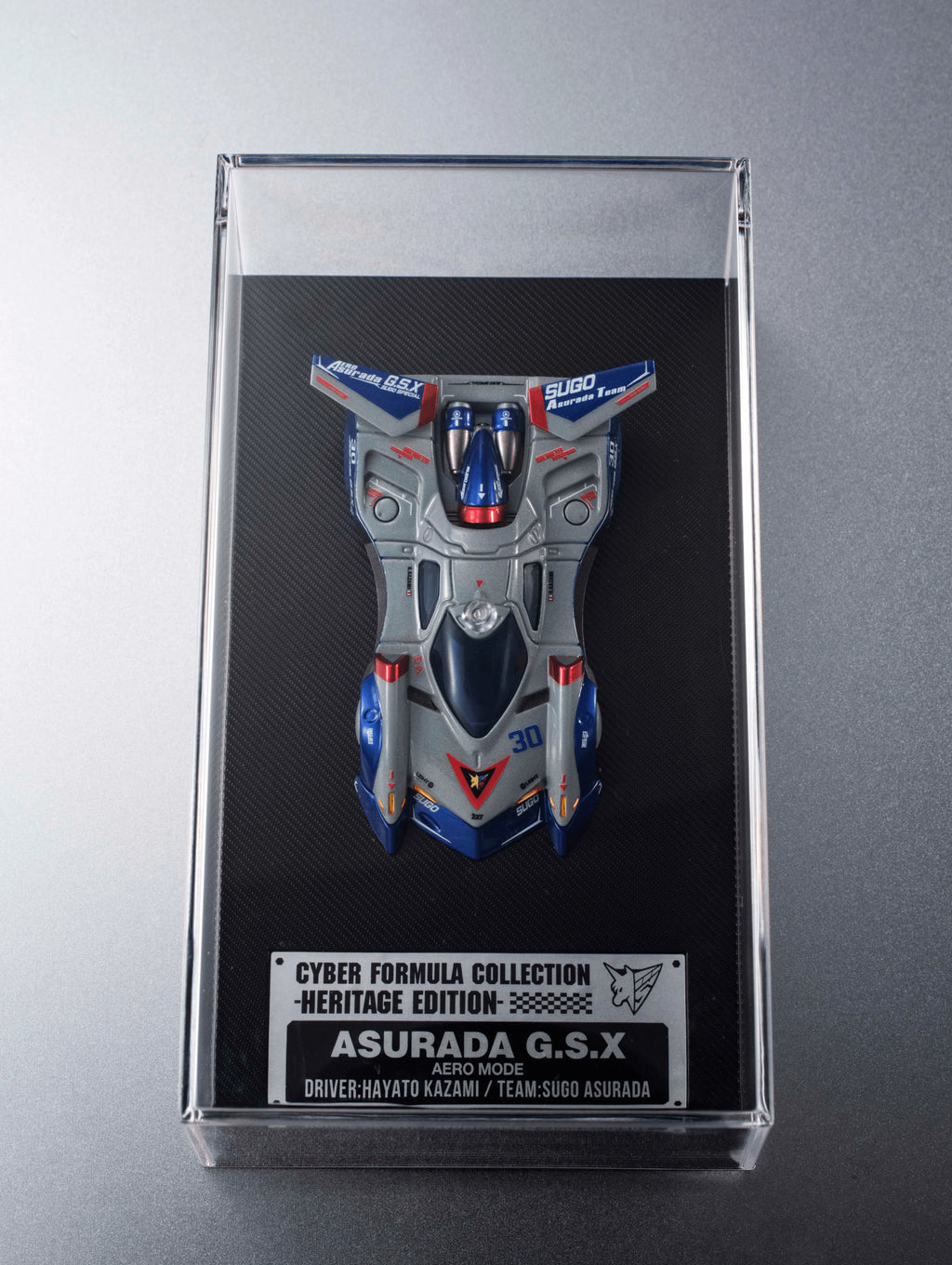 MegaHouse Cyber Formula Asurada G.S.X Aero Mode Pre-Painted Figure