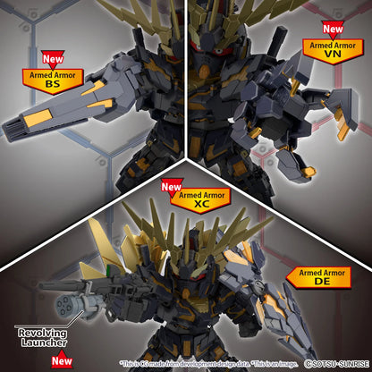 SD Gundam Cross Silhouette Unicorn Gundam 02 Banshee Destroy Mode Model Kit